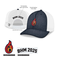 Load image into Gallery viewer, Hat - Trucker Hat &quot;B&quot; Flame
